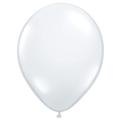 Qualatex 11 inch QUALATEX DIAMOND CLEAR Latex Balloons 43741-Q