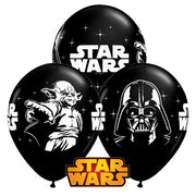 Qualatex 11 inch STAR WARS - ONYX BLACK Latex Balloons 11163-Q