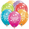 Qualatex 11 inch THANK YOU DOTS UPON DOTS Latex Balloons 49687-Q