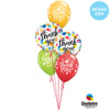 Qualatex 11 inch THANK YOU DOTS UPON DOTS Latex Balloons 49687-Q