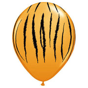 Qualatex 11 inch TIGER STRIPES Latex Balloons 55474-Q