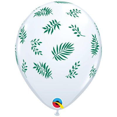 Qualatex 11 inch TROPICAL GREENERY Latex Balloons