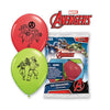 Qualatex 12 inch MARVEL'S AVENGERS (6 PK) Latex Balloons 91737-PP