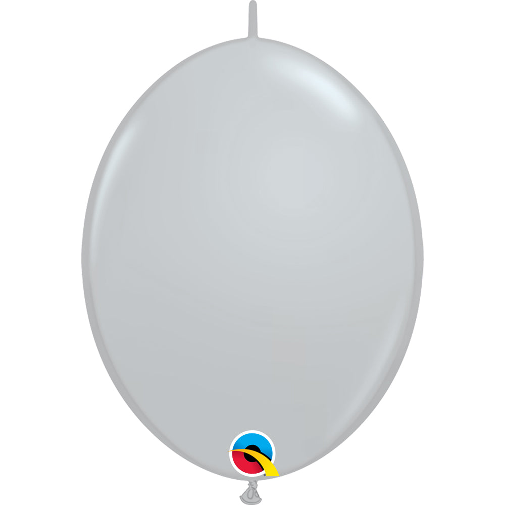 Qualatex 12 inch QUICKLINK - GRAY Latex Balloons 44567-Q