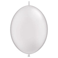 Qualatex 12 inch QUICKLINK - PEARL WHITE Latex Balloons 65246-Q