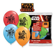 Qualatex 12 inch STAR WARS REBELS (6 PK) Latex Balloons 11129-PP