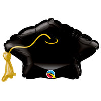 Qualatex 14 inch GRAD CAP & TASSEL MINI SHAPE (AIR-FILL ONLY) Foil Balloon 25755-Q-U