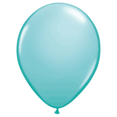 Qualatex 16 inch QUALATEX CARIBBEAN BLUE Latex Balloons 50323-Q