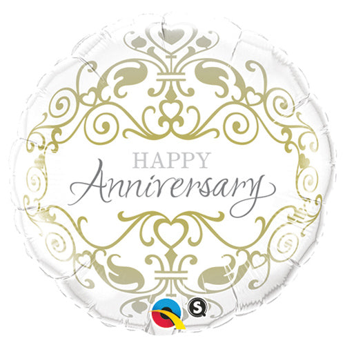 Qualatex 18 inch ANNIVERSARY CLASSIC Foil Balloon