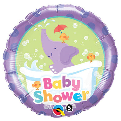 Qualatex 18 inch BABY SHOWER ELEPHANT Foil Balloon