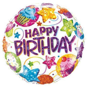 Qualatex 18 inch BIRTHDAY DAZZLING SWEETS Foil Balloon