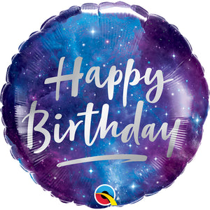 Qualatex 18 inch BIRTHDAY GALAXY Foil Balloon 12271-Q-U