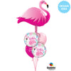 Qualatex 18 inch BIRTHDAY PINK FLAMINGO Foil Balloon 57272-Q-U