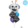 Qualatex 18 inch BIRTHDAY ROBOT COGWHEELS Foil Balloon 16443-Q-P