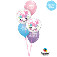 Qualatex 18 inch BUNNY FACE Foil Balloon