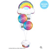 Qualatex 18 inch CONGRATULATIONS VIBRANT OMBRE Foil Balloon 98485-Q-P