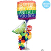 Qualatex 18 inch GRATEFUL FOR YOU & ALL YOU DO Foil Balloon 18859-Q-U