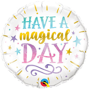 Qualatex 18 inch HAVE A MAGICAL DAY Foil Balloon