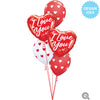 Qualatex 18 inch I LOVE YOU A LOT Foil Balloon 20989-Q-U