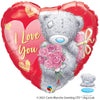 Qualatex 18 inch TATTY TEDDY I LOVE YOU BOUQUET Balloon Bouquet 21227-Q-U