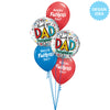 Qualatex 18 inch THANK YOU DAD FOR EVERYTHING! Foil Balloon 55816-Q-U