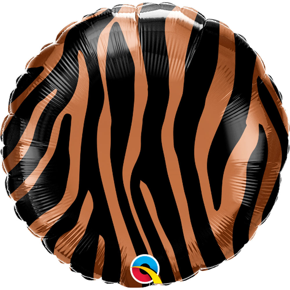 Qualatex 18 inch TIGER STRIPES PATTERN Foil Balloon 13331-Q-U