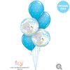 Qualatex 18 inch TINY TATTY TEDDY BABY BOY Foil Balloon 28171-Q-U