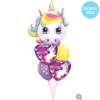 Qualatex 18 inch YOU'RE MAGICAL UNICORN Foil Balloon 16755-Q-U