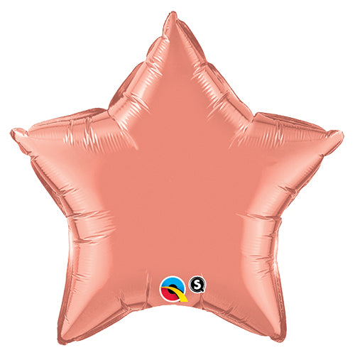 Qualatex 20 inch STAR - CORAL Foil Balloon 17374-Q