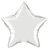 Qualatex 20 inch STAR - SILVER Foil Balloon 12630-Q