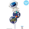 Qualatex 22 inch BUBBLE - BIRTHDAY OUTER SPACE Bubble Balloon 13079-Q