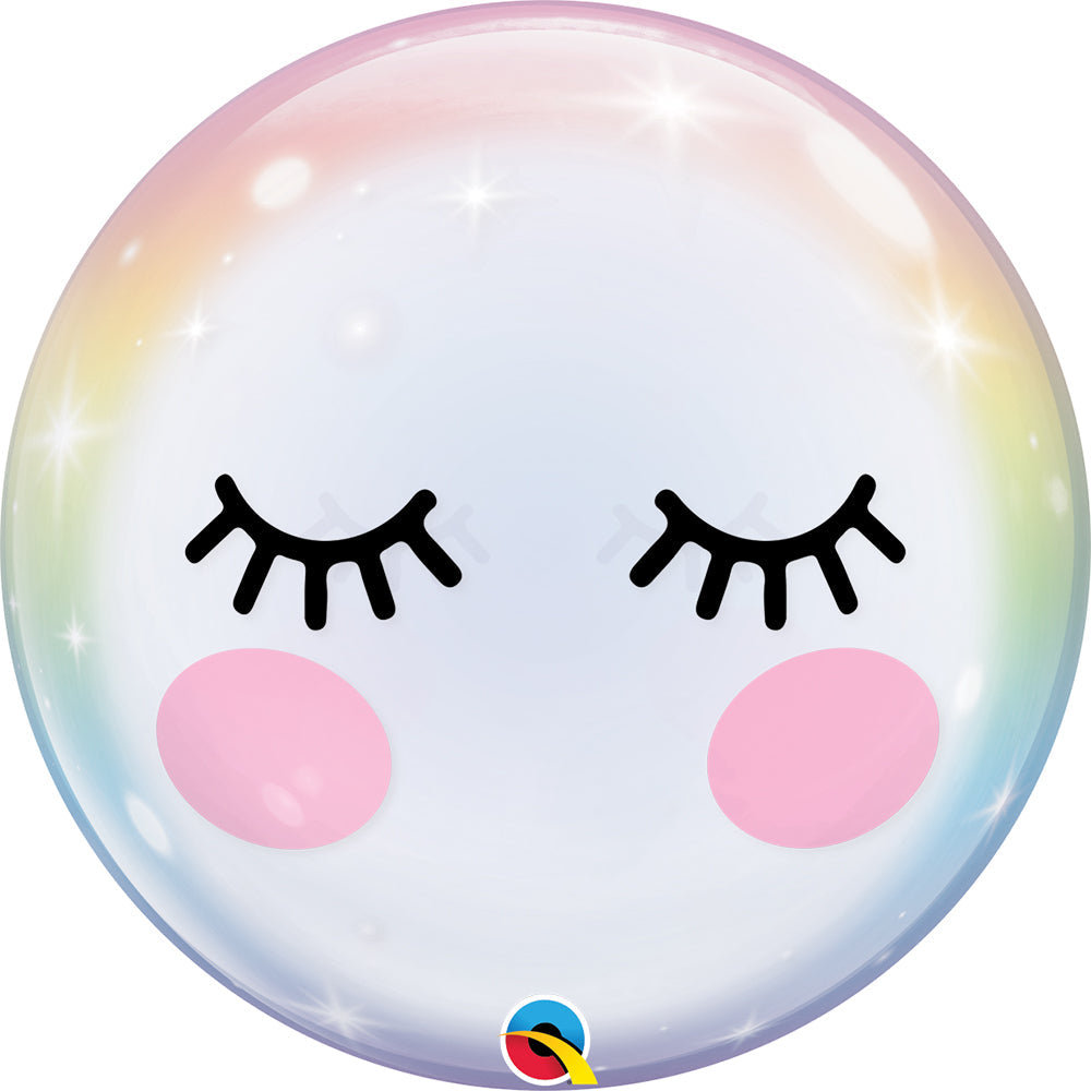 Qualatex 22 inch BUBBLE - EYELASHES Bubble Balloon 13009-Q