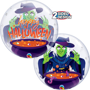 Qualatex 22 inch BUBBLE - HALLOWEEN WITCH'S BREW Bubble Balloon 14827-Q