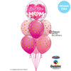 Qualatex 22 inch BUBBLE - LOVE YOU M(HEART)M PINK Bubble Balloon 82542-Q