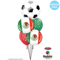 Qualatex 22 inch BUBBLE - SOCCER BALL Bubble Balloon 19064-Q