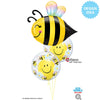 Qualatex 24 inch BUBBLE - SWEET BEES & DAISIES Bubble Balloon 15733-Q