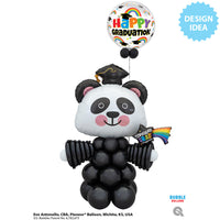 Qualatex 31 inch PRECIOUS PANDA Foil Balloon 87946-Q-P