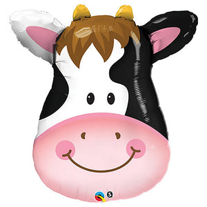 Qualatex 32 inch CONTENTED COW Foil Balloon 16455-Q-P