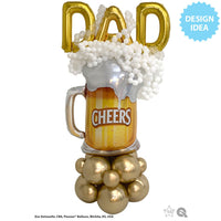 Qualatex 35 inch CHEERS! BEER MUG Foil Balloon 23488-Q-P