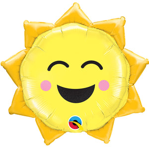 Qualatex 35 inch SUNNY SMILE Foil Balloon 26741-Q-P