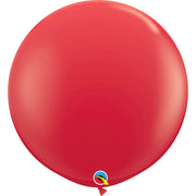 Qualatex 36 inch QUALATEX RED Latex Balloons 42554-Q