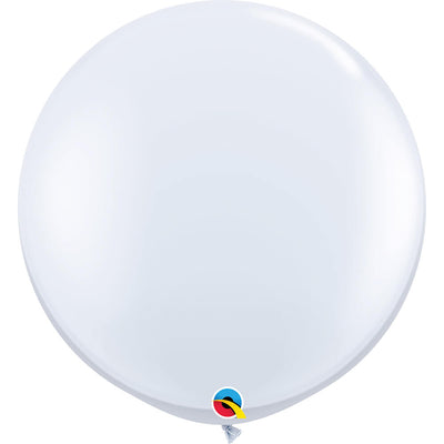 Qualatex 36 inch QUALATEX WHITE Latex Balloons 42847-Q