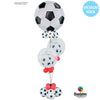 Qualatex 36 inch SOCCER BALL Foil Balloon 21529-Q-P