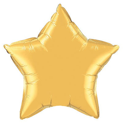 Qualatex 36 inch STAR - METALLIC GOLD Foil Balloon 36498-Q