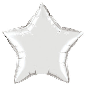 Qualatex 36 inch STAR - SILVER Foil Balloon 22376-Q