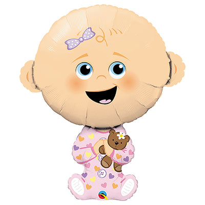 Qualatex 38 inch BABY GIRL Foil Balloon 43362-Q-P