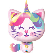 Qualatex 38 inch MYTHICAL CATICORN Foil Balloon 97537-Q-P