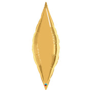 Qualatex 38 inch TAPER - METALLIC GOLD Foil Balloon 16335-Q