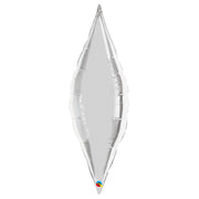 Qualatex 38 inch TAPER - SILVER Foil Balloon 16336-Q