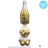 Qualatex 39 inch GOLDEN BUBBLY WINE BOTTLE Foil Balloon 98219-Q-P